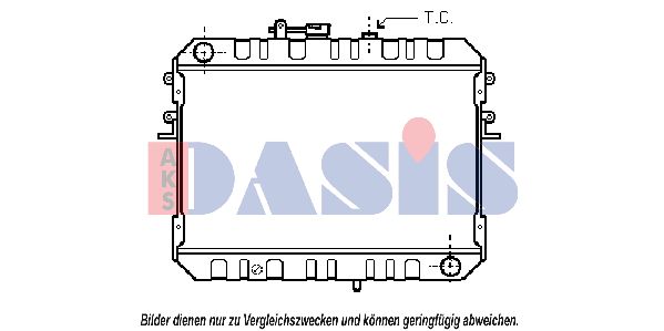 AKS DASIS Radiaator,mootorijahutus 110290N